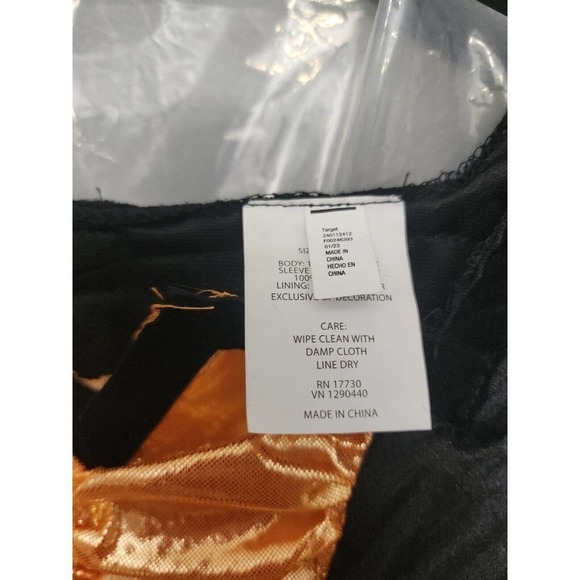 Kids' Fancy Witch Halloween Costume Dress SIZE Medium 8 Hyde & EEK! NEW with Hat - Picture 9 of 11